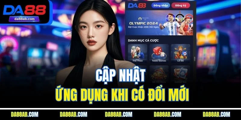 Cập nhật ứng dụng khi có đổi mới