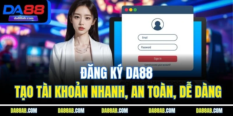 Đăng Ký DA88 – Tạo Tài Khoản Nhanh, An Toàn, Dễ Dàng